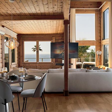 אלגסירס Increible Villa De Madera Con Vistas Al Mar מראה חיצוני תמונה