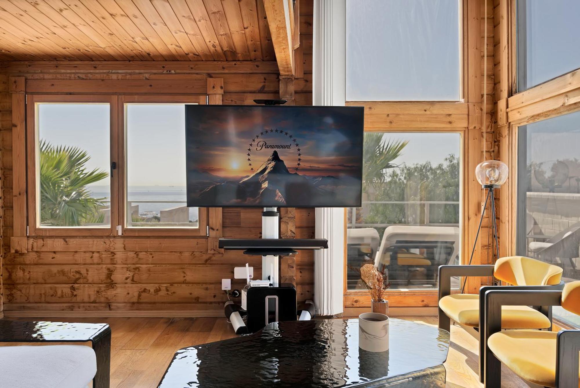 אלגסירס Increible Villa De Madera Con Vistas Al Mar מראה חיצוני תמונה